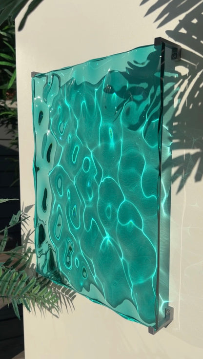 Ocean art 30x40 cm - water ripples artpiece