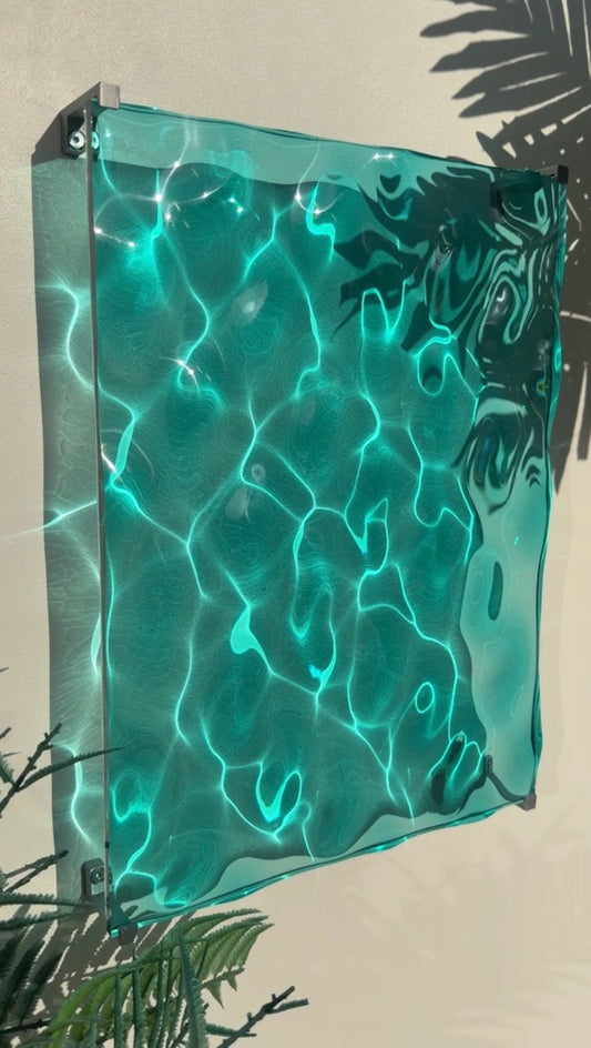 Ocean art 30x40 cm - water ripples artpiece