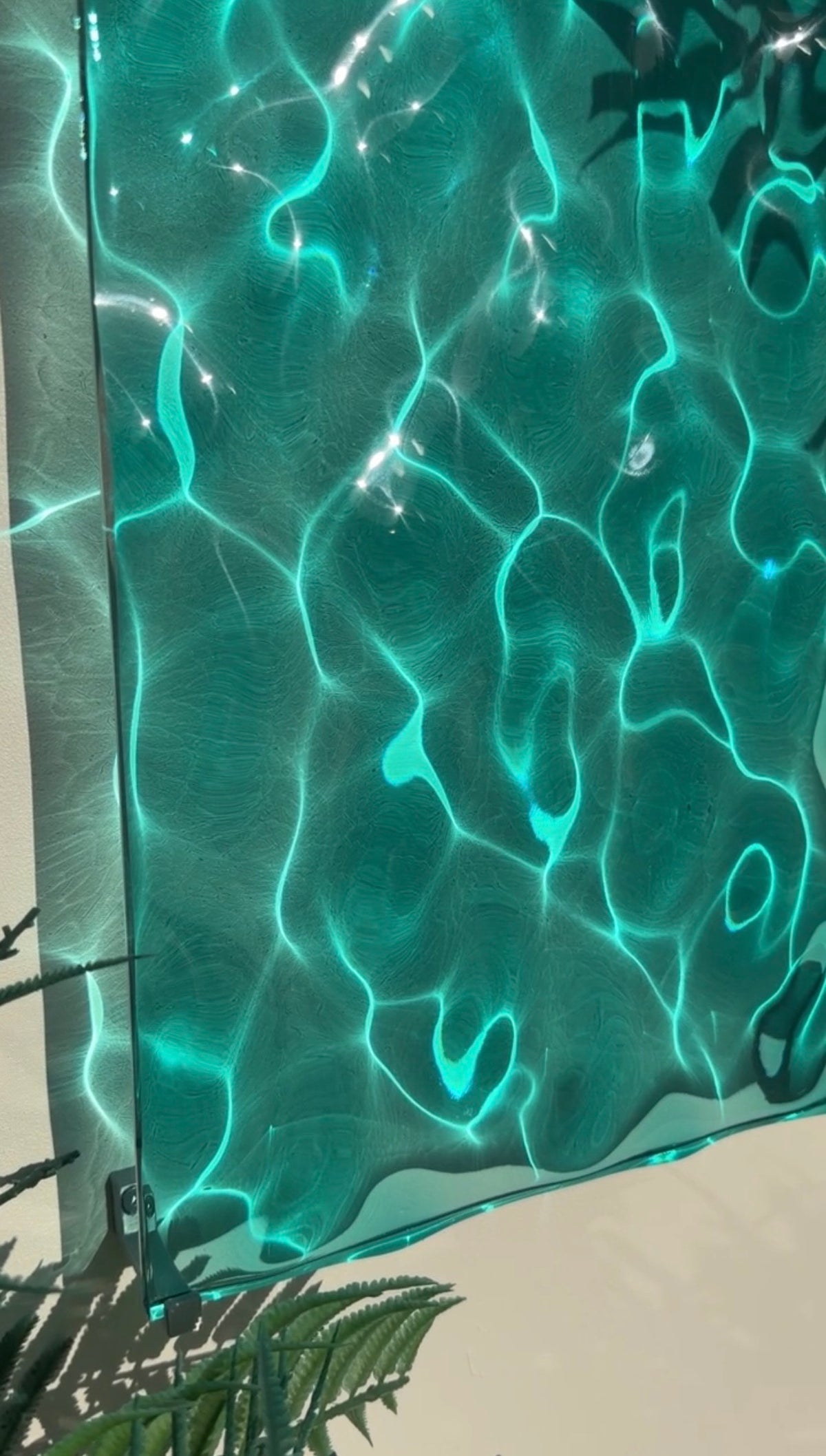 Ocean art 30x40 cm - water ripples artpiece