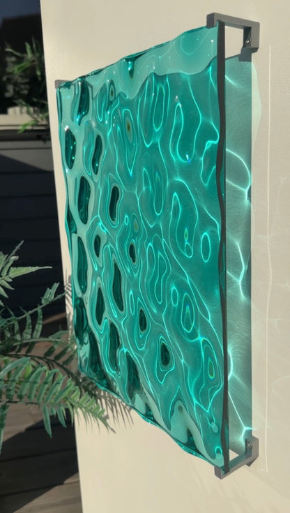Ocean art 30x40 cm - water ripples artpiece