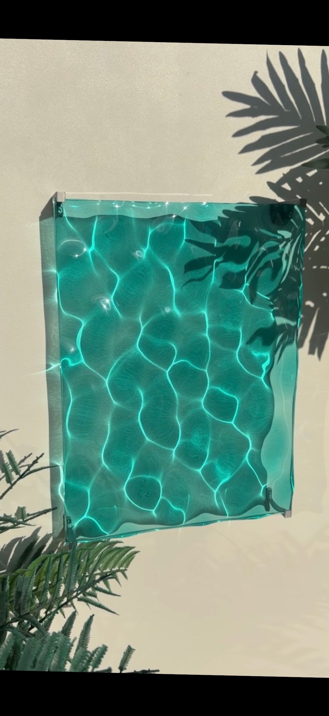 Water ripple silicone mold 30x40 cm/ Resin mold