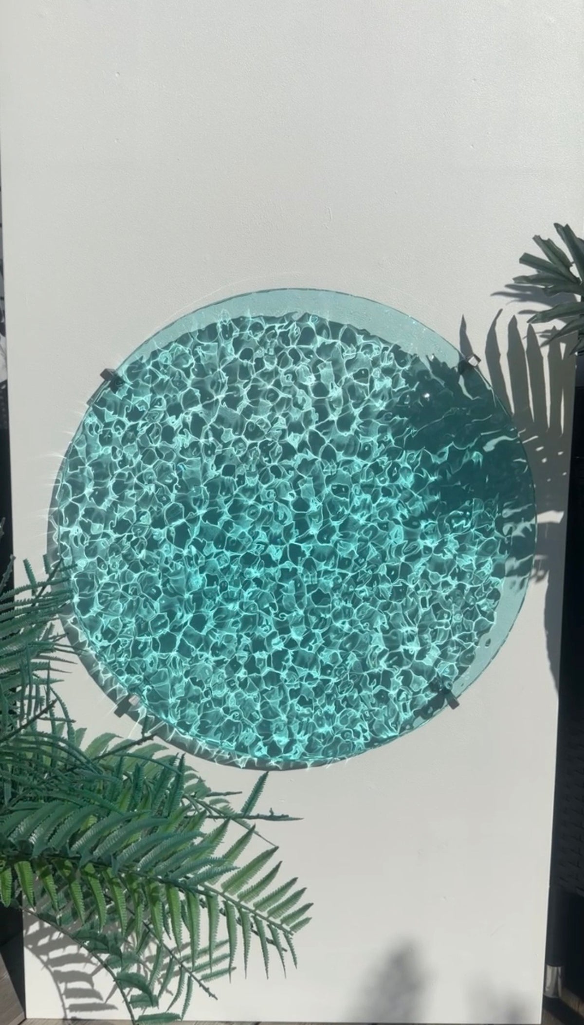 Vatteninspirerad konst 40 cm - Ocean art