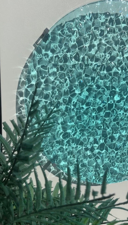 Vatteninspirerad konst 40 cm - Ocean art