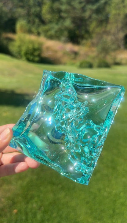 Ocean art MINI- water ripple painting