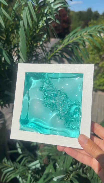Ocean art MINI- water ripple painting