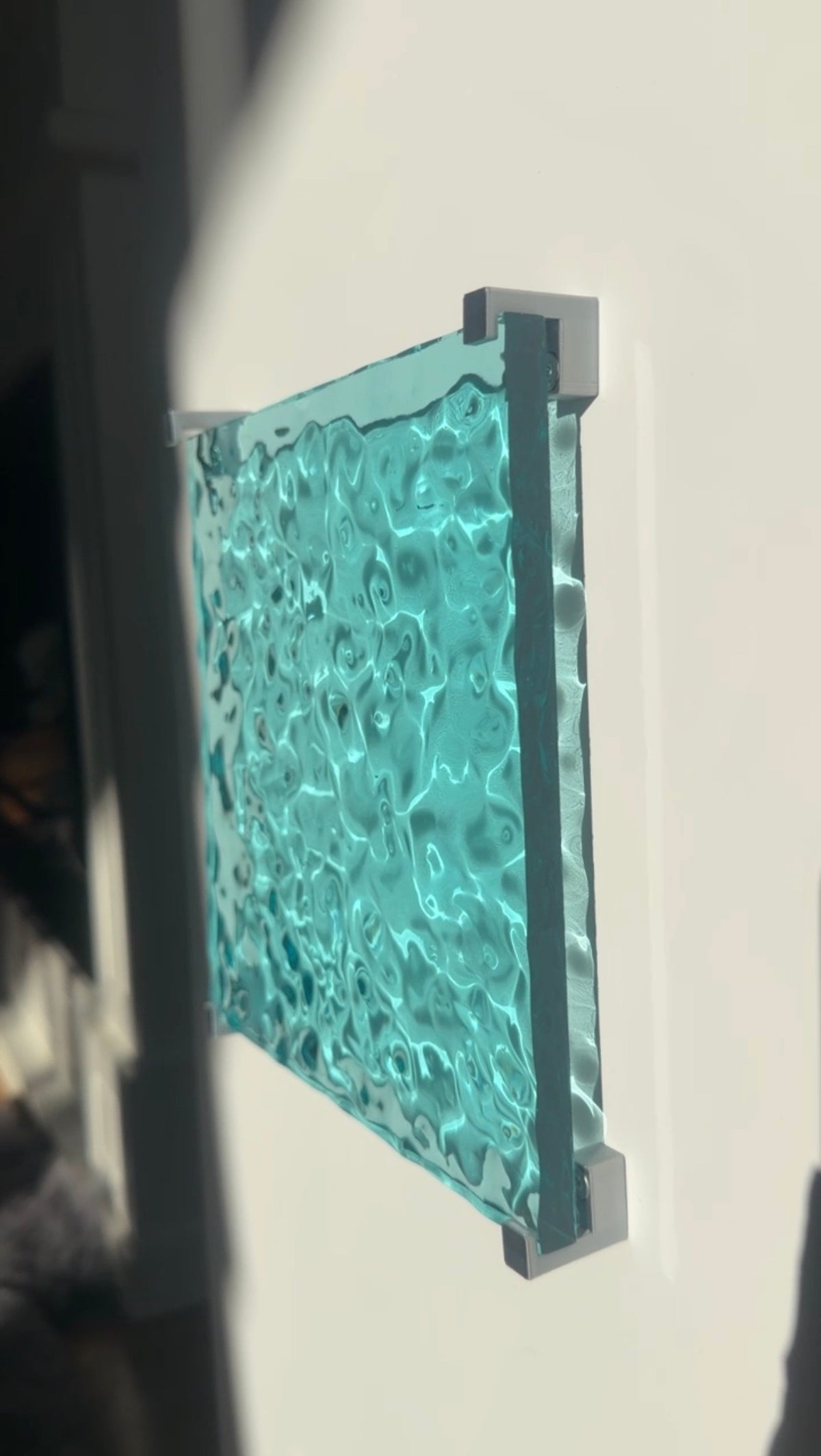 Ocean art 20 x 20 cm - water ripples artpiece