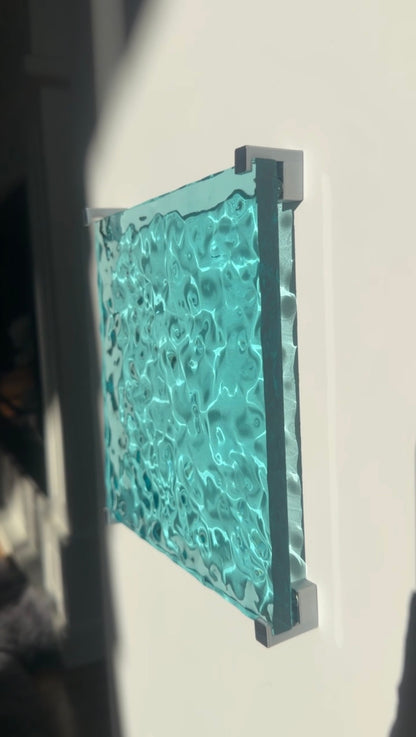 Ocean art 20 x 20 cm - water ripples artpiece