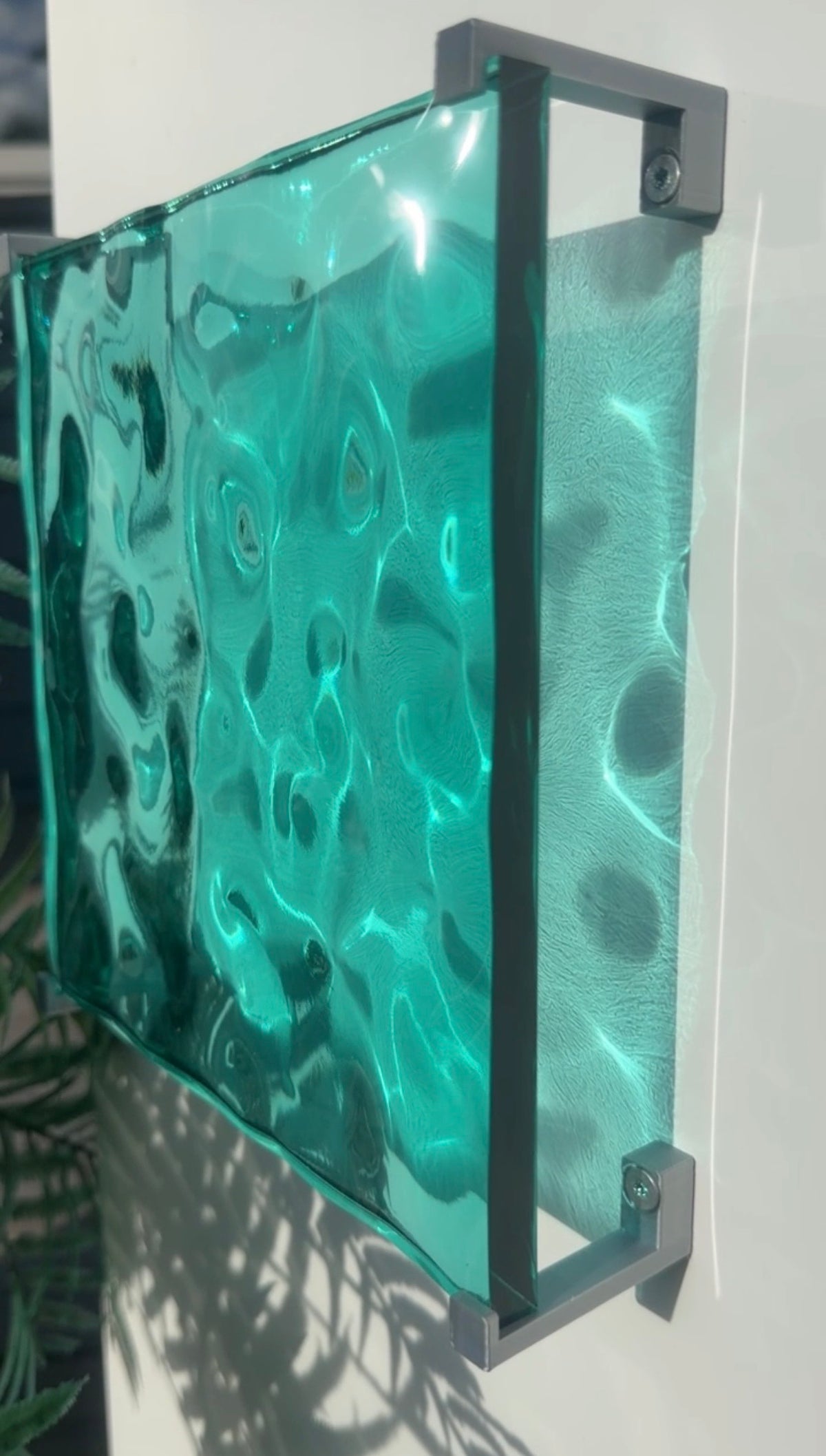 Ocean art 20 x 20 cm - water ripples artpiece