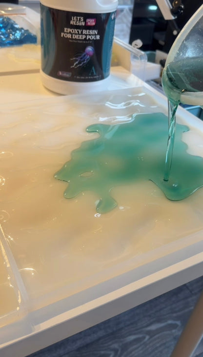Water ripple silicone mold 40x40 cm/ Resin mold