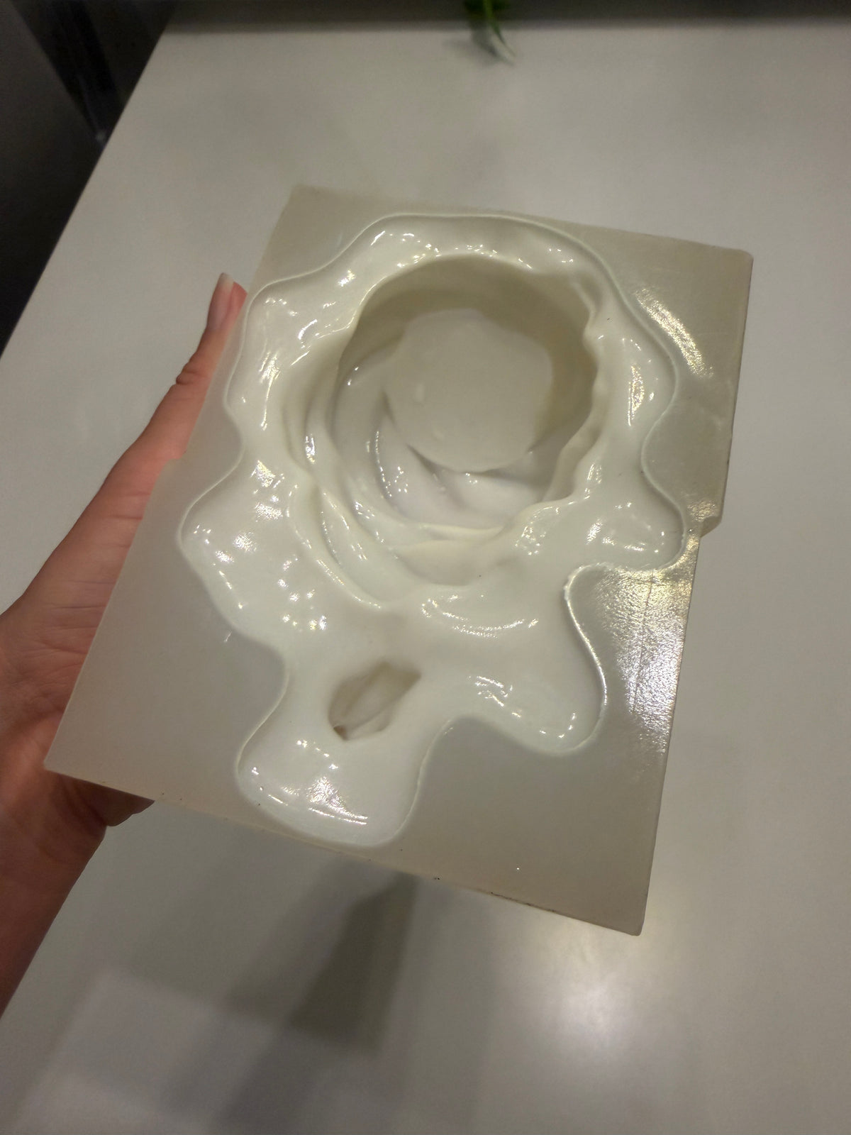 smältande-glass silikonform / Resinform