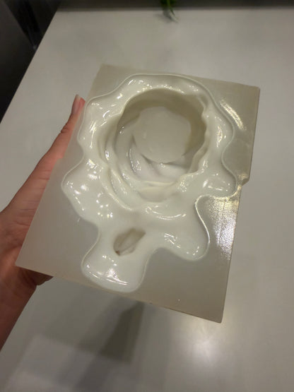 smältande-glass silikonform / Resinform