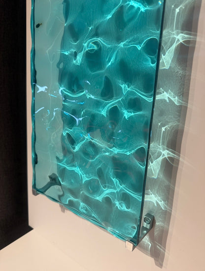 Ocean art 40 x 20 cm - water ripples artpiece