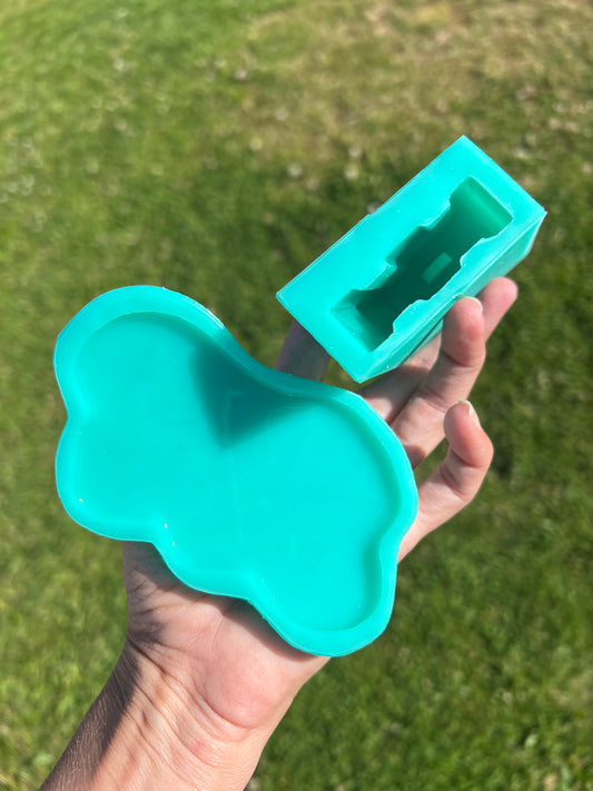 melted popsicle silicone mold / Resin mold