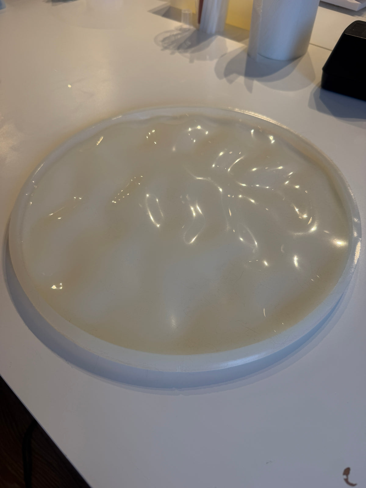 Vatten-inspirerad silikonform 30 cm Rund