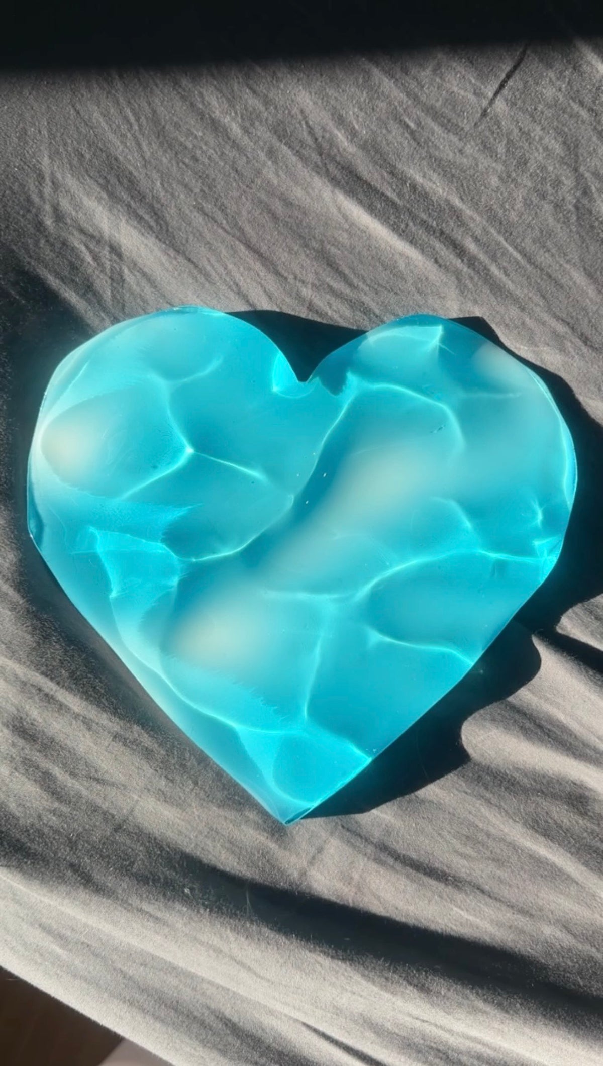 Vatteninspirerad konst 20 cm  Rund- Ocean art
