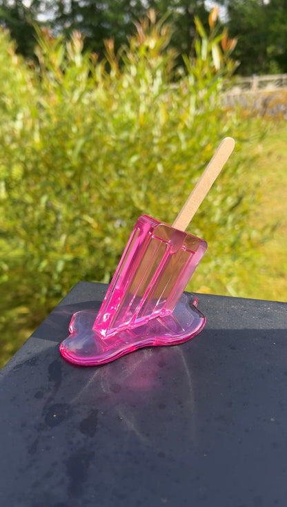 melted popsicle silicone mold / Resin mold