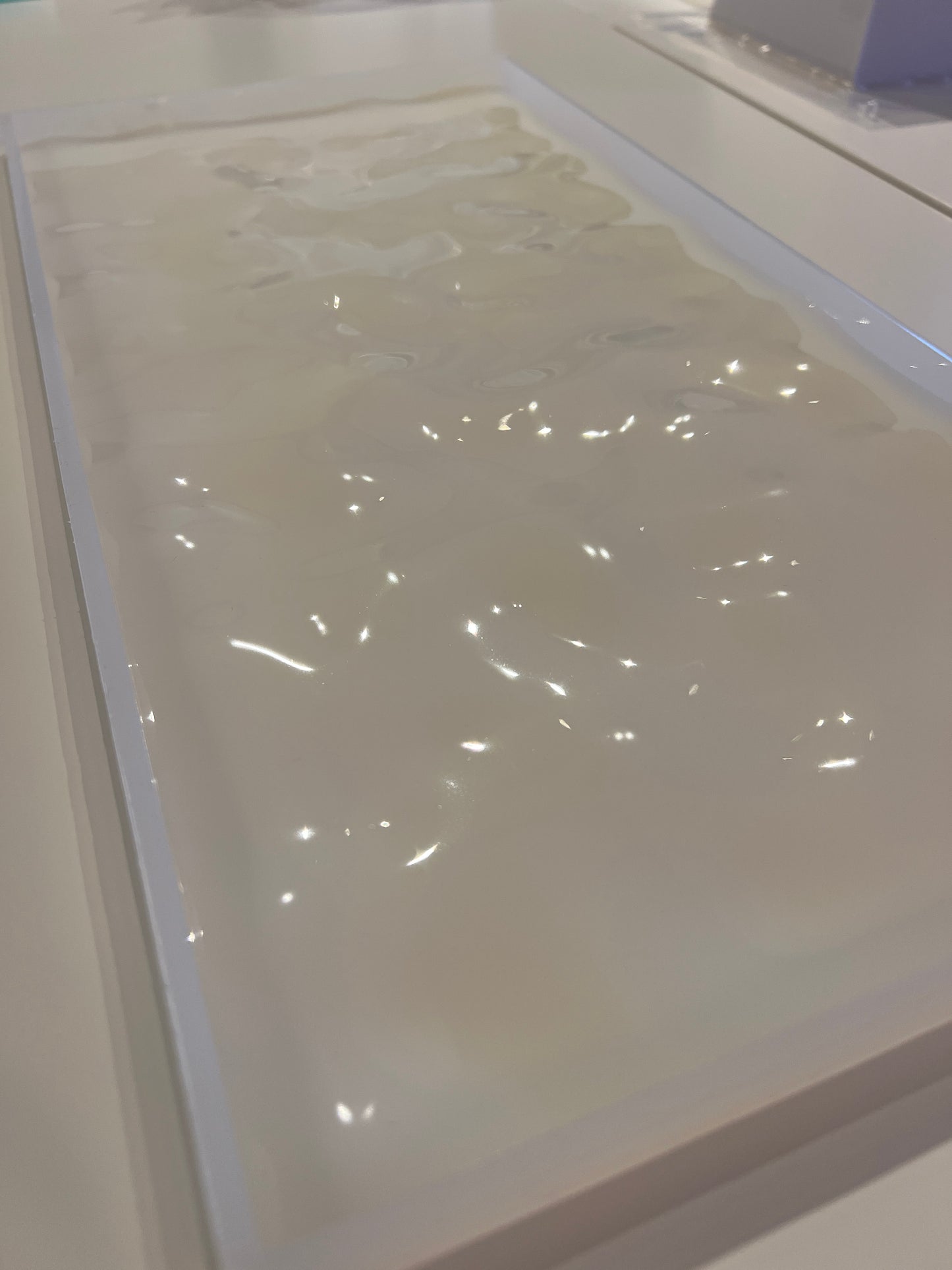 Water ripple silicone mold 20 cm x 40 cm / Resin mold