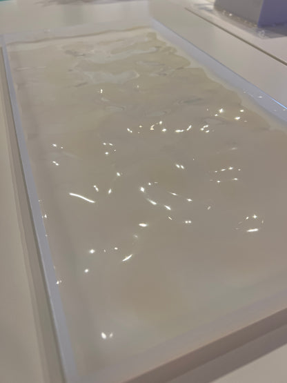 Water ripple silicone mold 20 cm x 40 cm / Resin mold