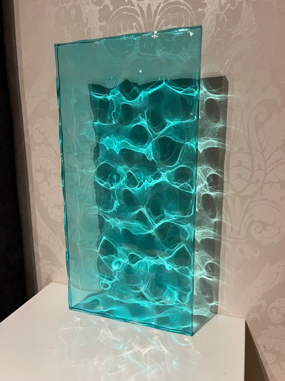 Water ripple silicone mold 20 cm x 40 cm / Resin mold