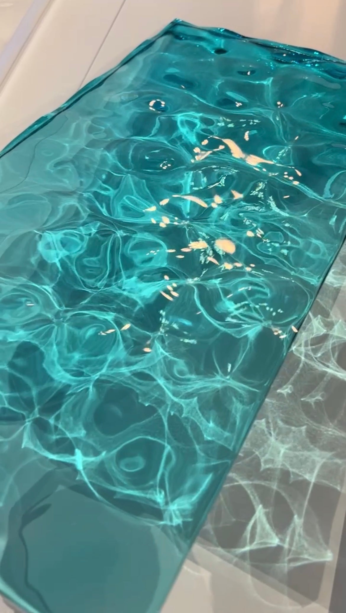 Water ripple silicone mold 20 cm x 40 cm / Resin mold