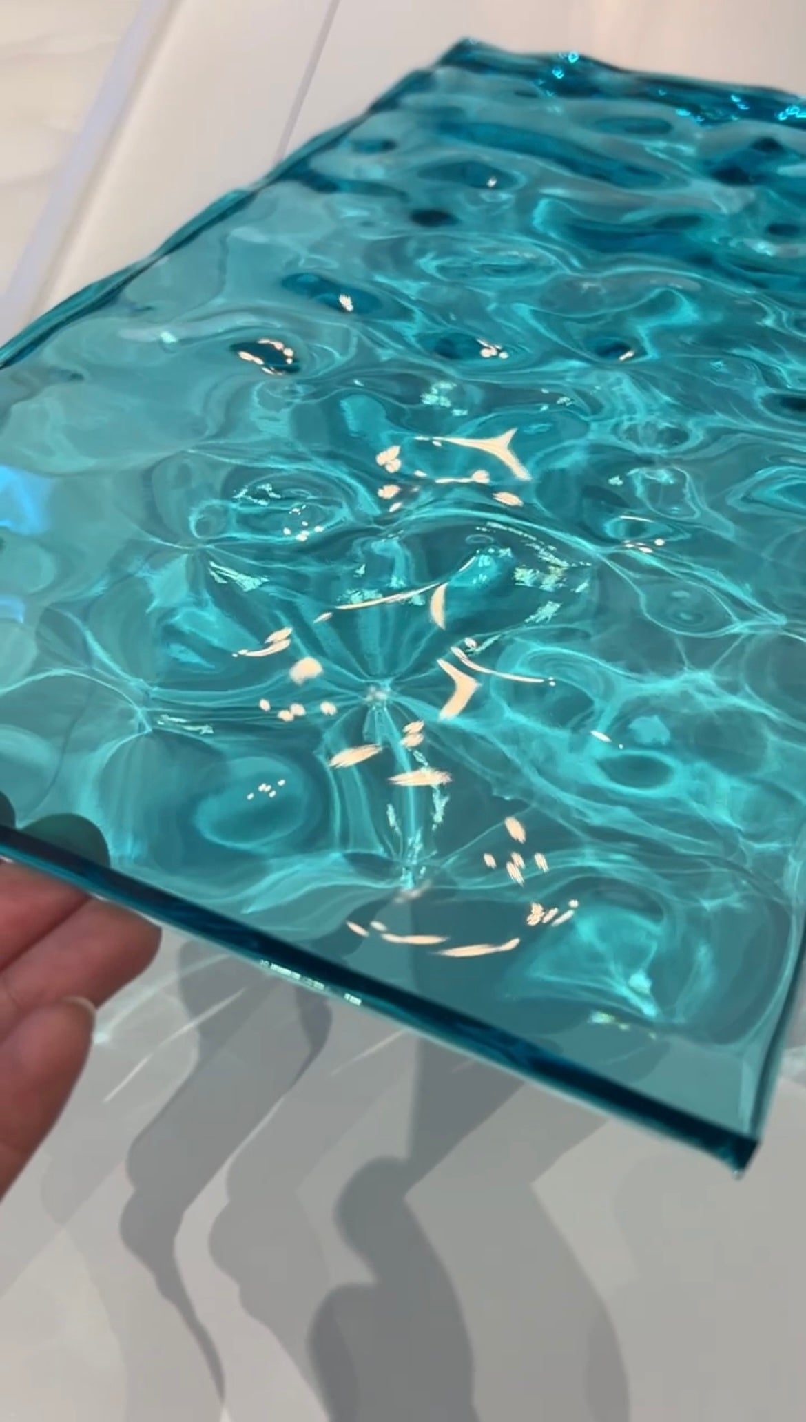 Water ripple silicone mold 20 cm x 40 cm / Resin mold