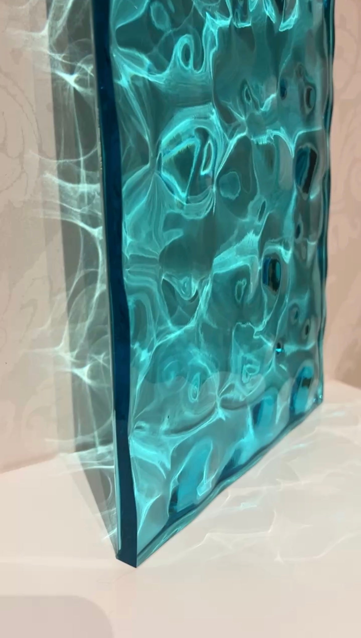 Water ripple silicone mold 20 cm x 40 cm / Resin mold