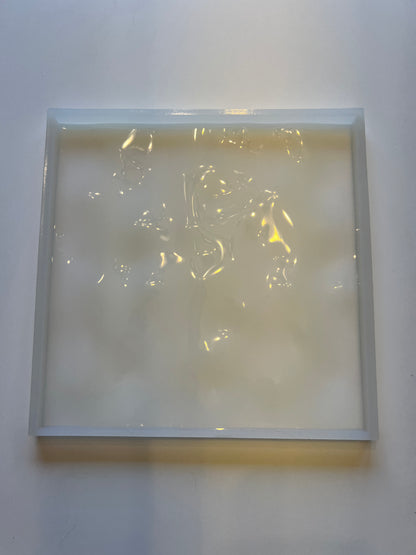Water ripple silicone mold 20x20 cm / Resin mold