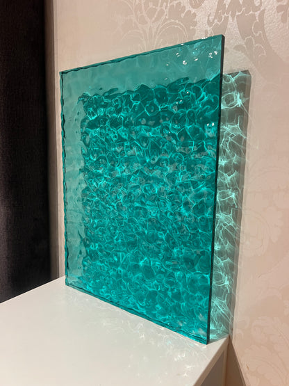 Ocean art 30x40 cm - water ripples artpiece