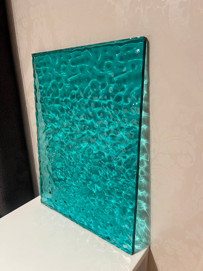Water ripple silicone mold 30x40 cm/ Resin mold