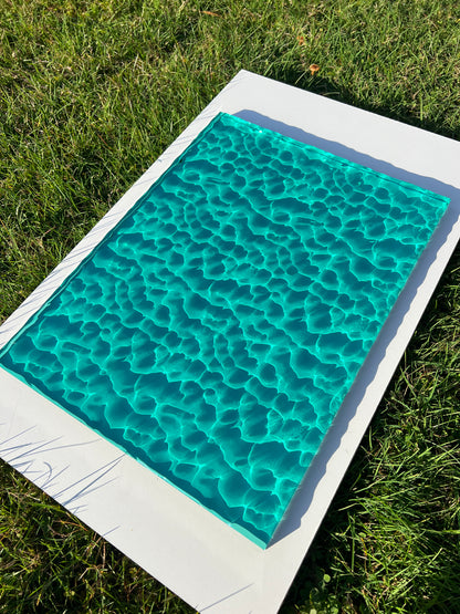 Water ripple silicone mold 30x40 cm/ Resin mold