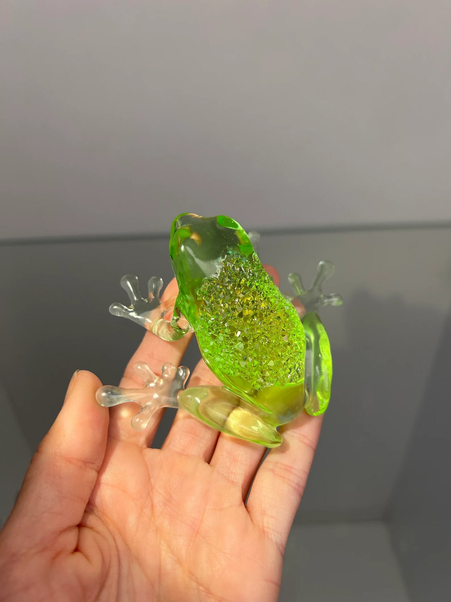 Big Crystal Frog silicone mold / Resin mold