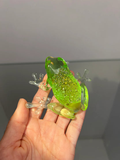 Big Crystal Frog silicone mold / Resin mold