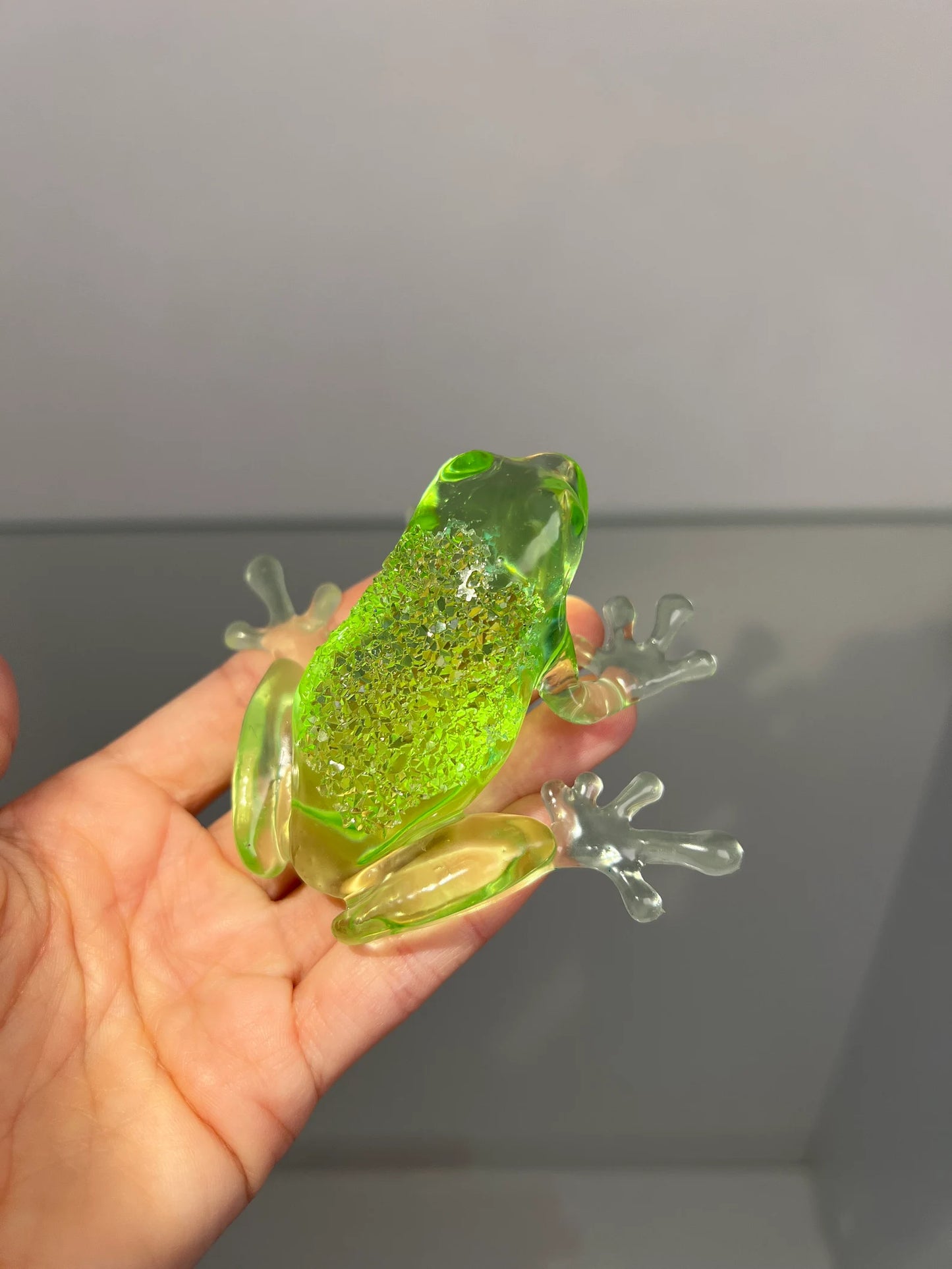 Big Crystal Frog silicone mold / Resin mold