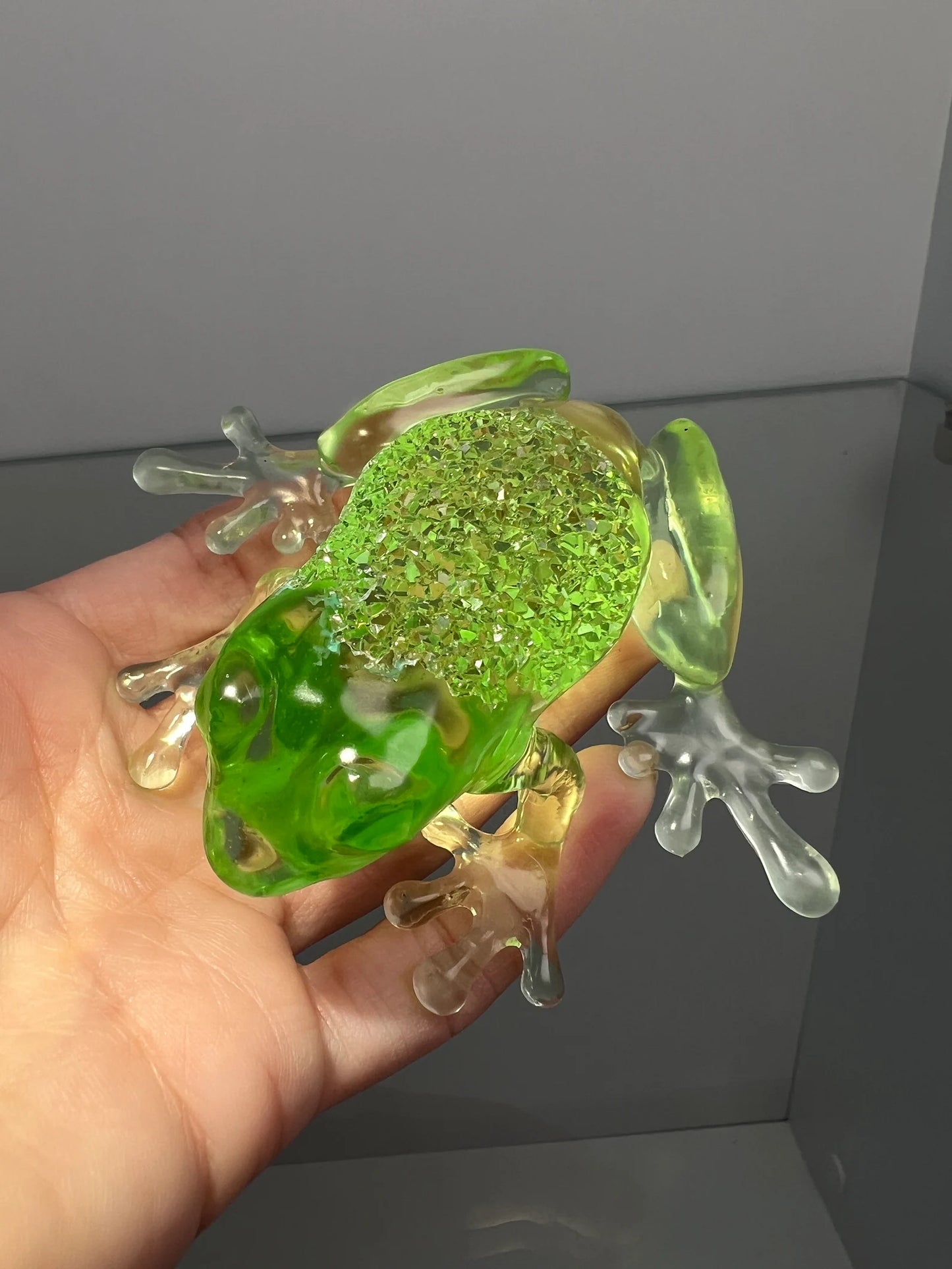 Big Crystal Frog silicone mold / Resin mold