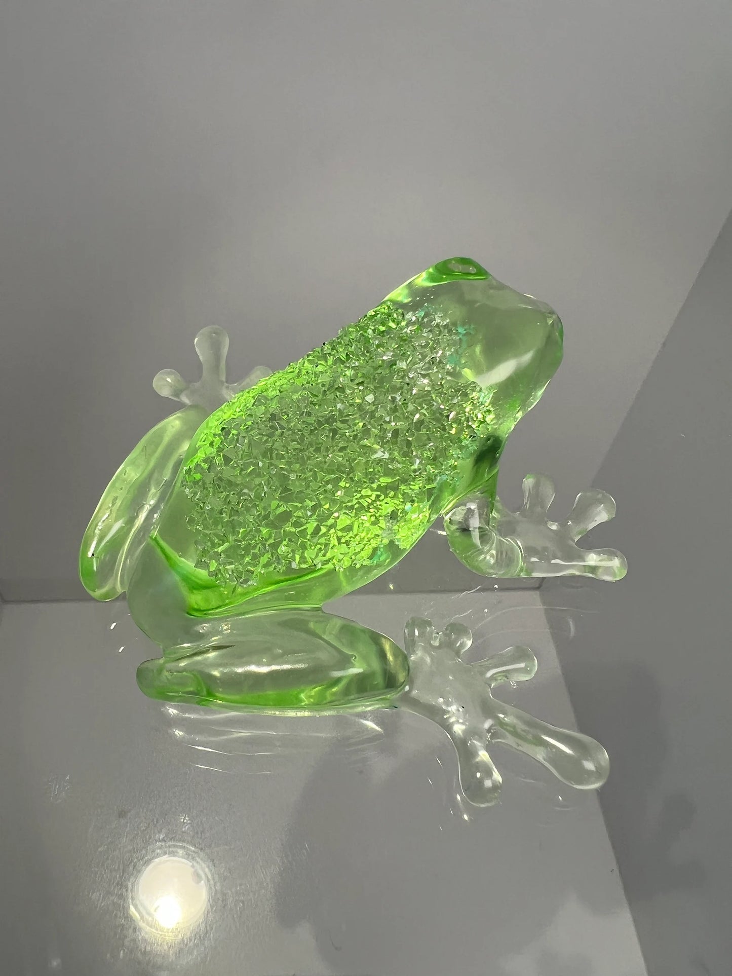 Big Crystal Frog silicone mold / Resin mold