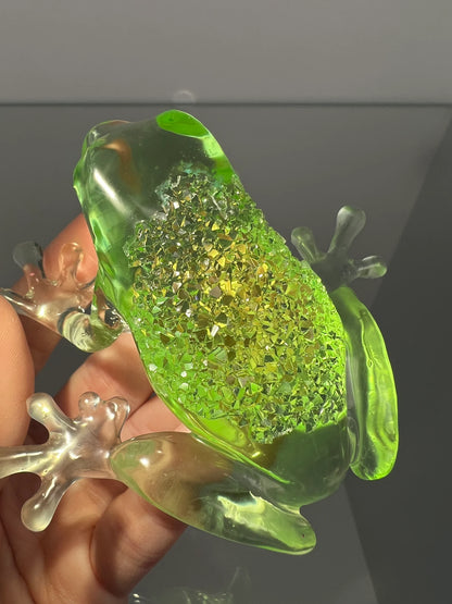 Big Crystal Frog silicone mold / Resin mold