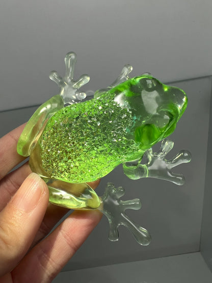 Big Crystal Frog silicone mold / Resin mold