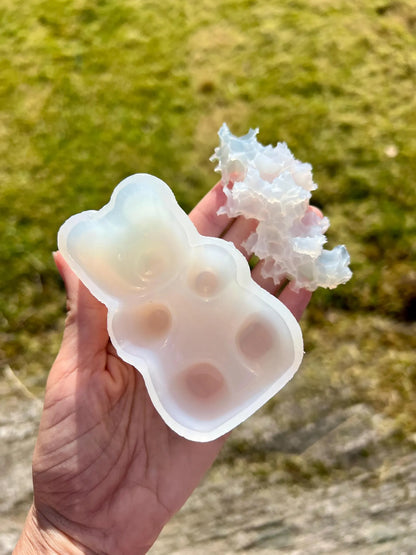 Crystal Gummybear silicone mold 8 cm / Resin mold