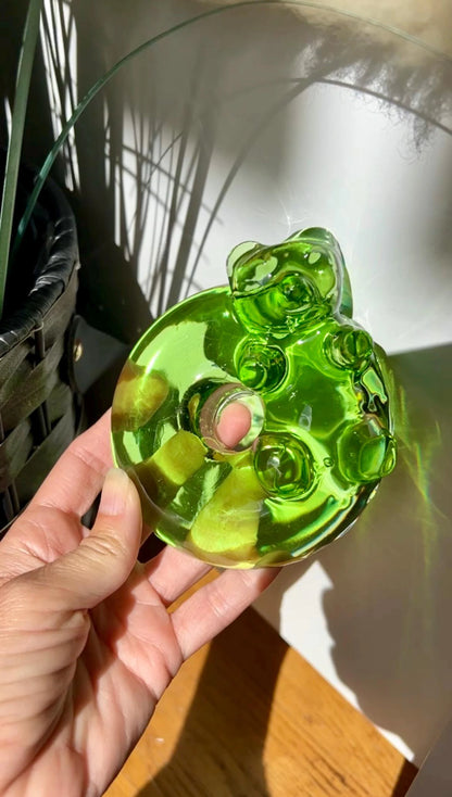shiny donut-bear silicone mold / Resin mold