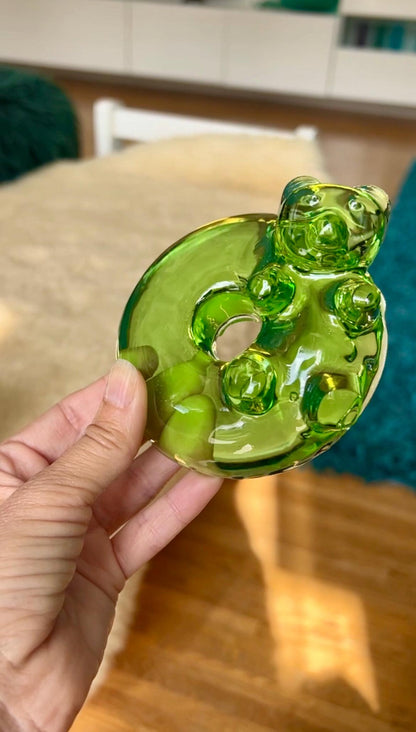 shiny donut-bear silicone mold / Resin mold