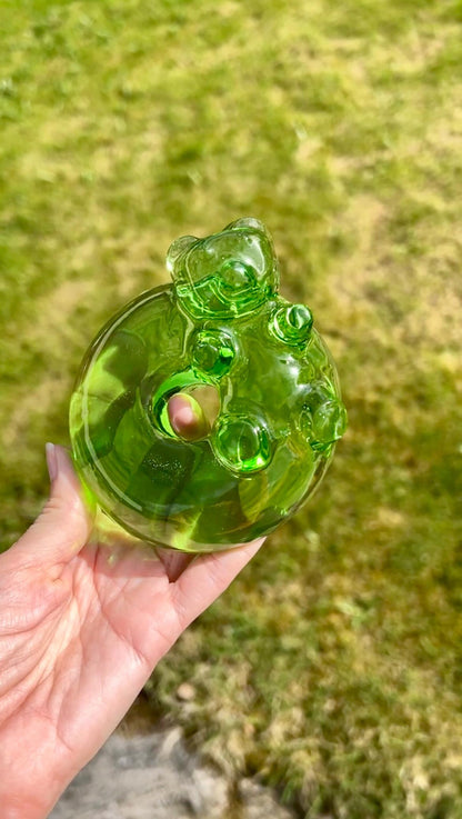shiny donut-bear silicone mold / Resin mold