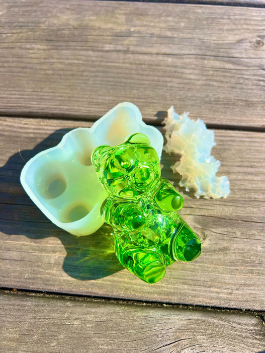 Crystal Gummybear silicone mold 8 cm / Resin mold