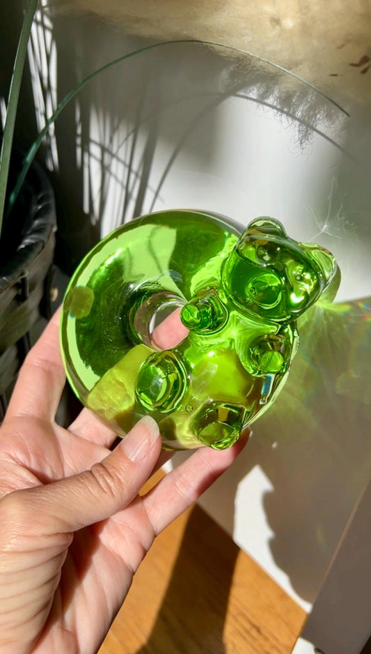 shiny donut-bear silicone mold / Resin mold