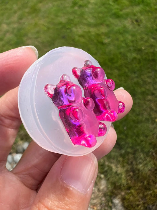 Gummybear earrings silicone mold / Resin molds