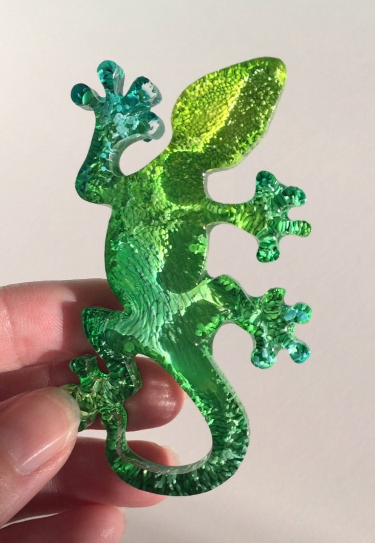 Ödla silikonform / Resinform