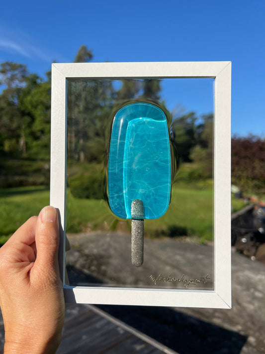 Vatteninspirerad Isglass-tavla * POP ART *