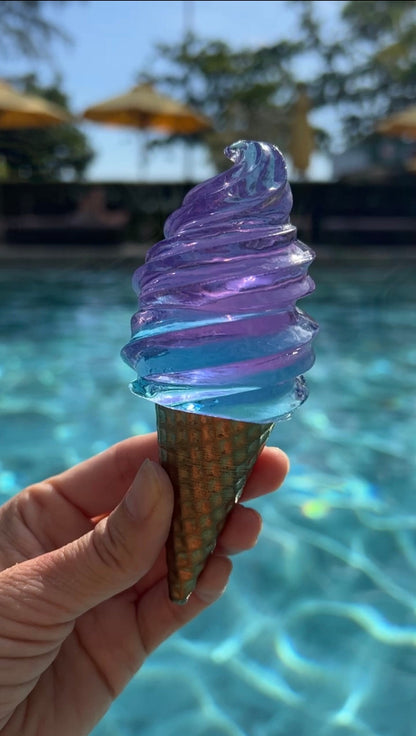 MOLD - soft ice cream + cone silicone mold / Resin mold
