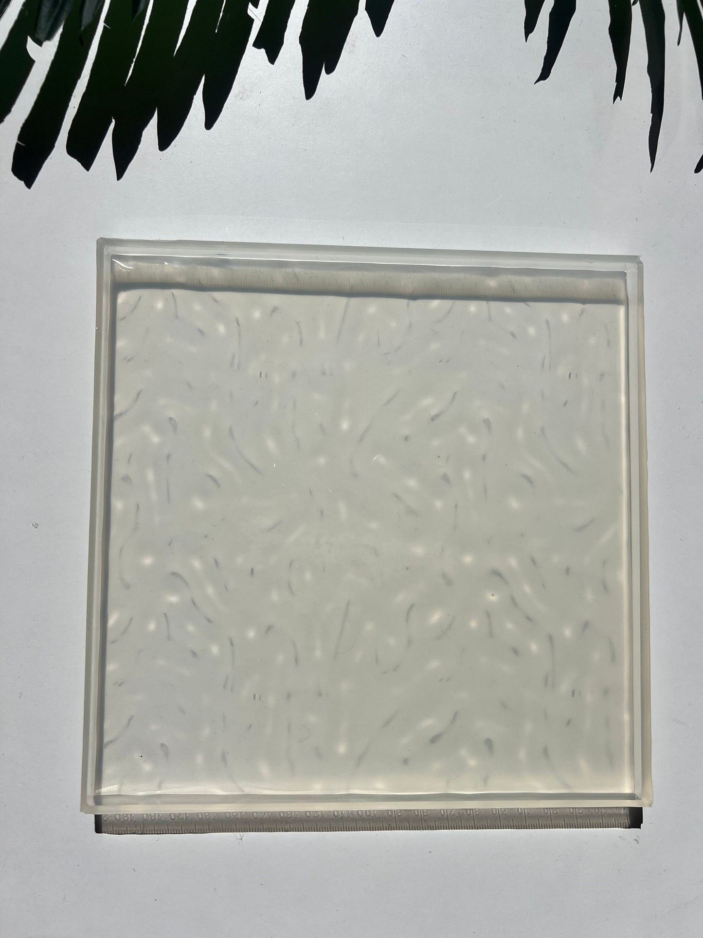 Water ripple silicone mold 20x20 cm / Resin mold