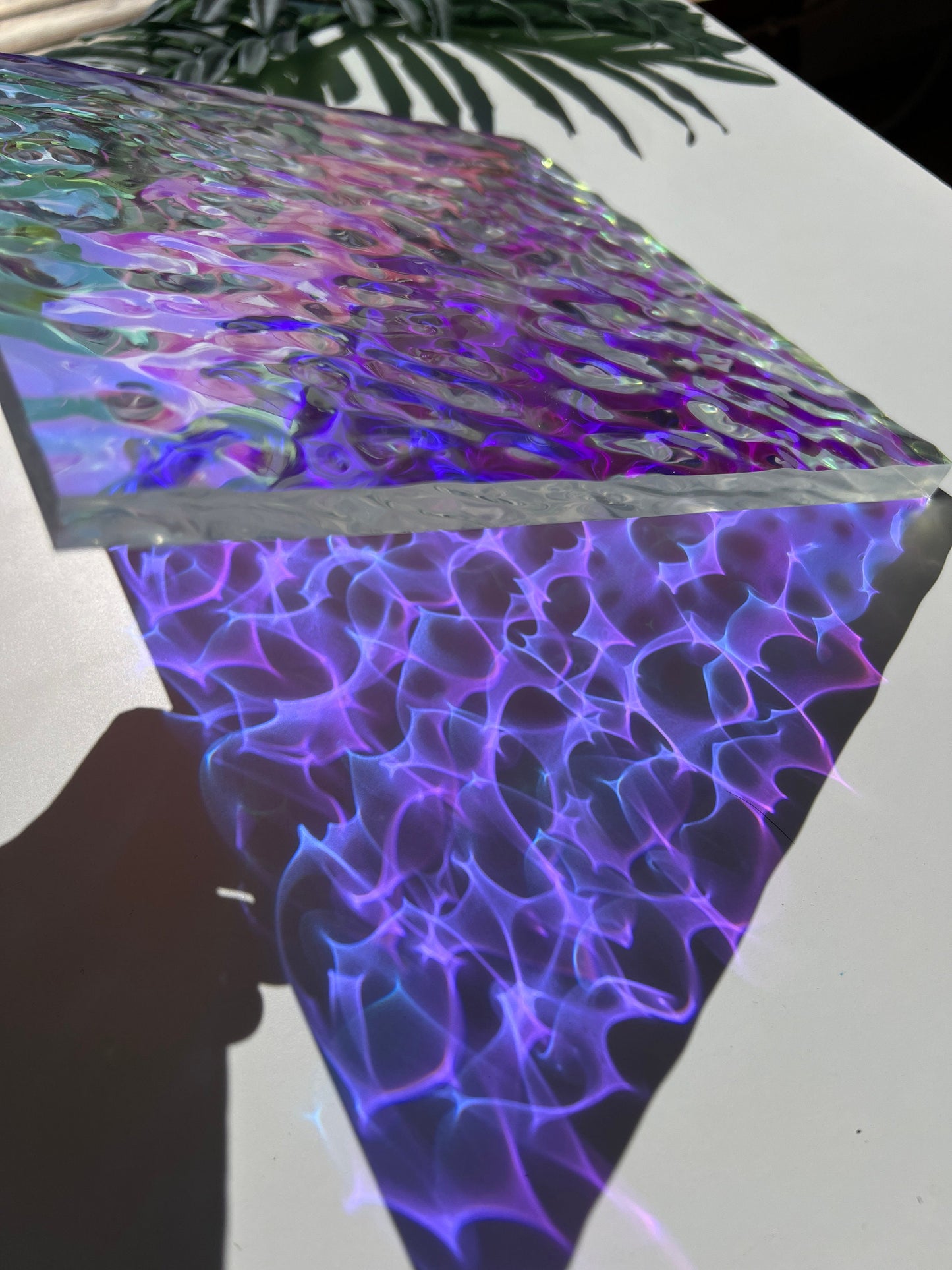 Water ripple silicone mold 20x20 cm / Resin mold