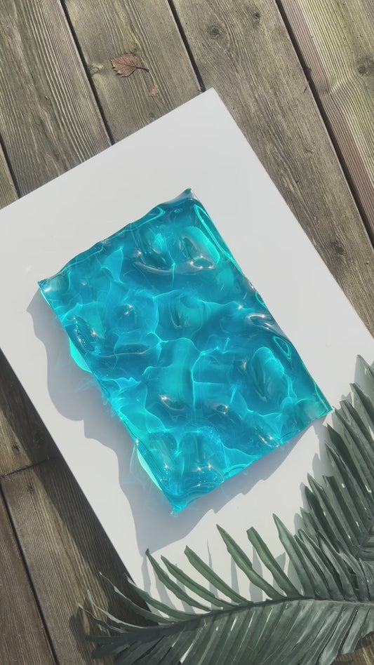Vatten-inspirerad silikonform 29 x 20 cm